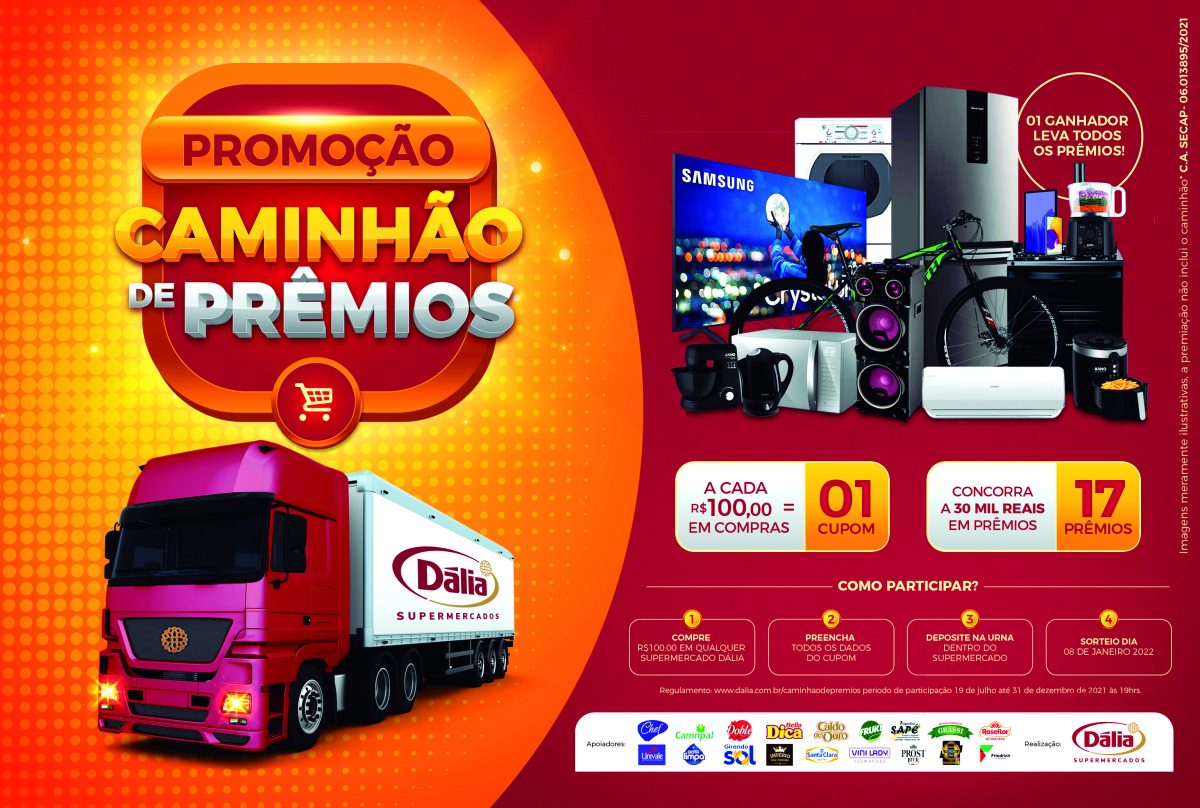 Tem promoção com Caminhão de Prêmios em nosso conveniado Condor!