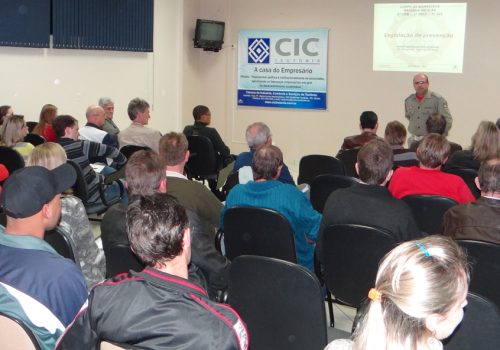 Evento reuniu 53 pessoas no auditório da CIC Teutônia (Foto: Divulgação)