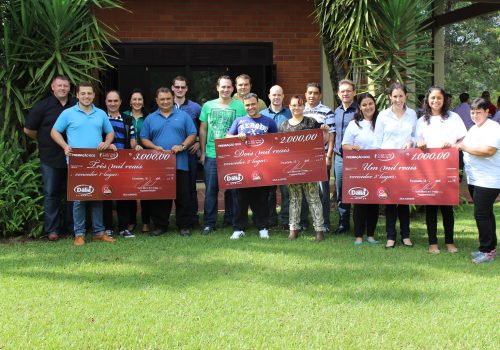 Premiação: 1º, 2º e 3º colocados dos GCQ’s (Foto: Carina Marques)