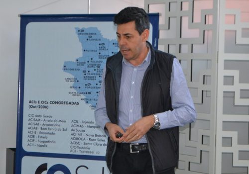 Presidente da CIC Vale do Taquari Ivandro Carlos Rosa