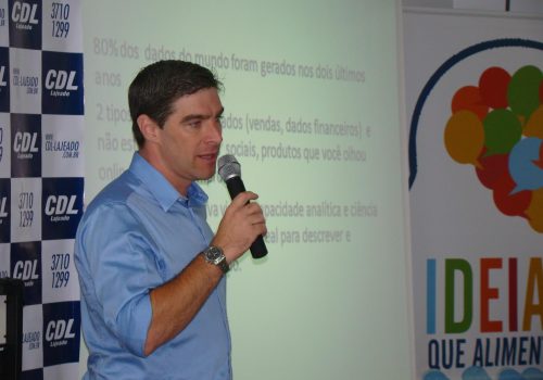 Ricardo Luís Diedrich falou sobre tendências vistas na NRF 2014 (Foto: Camila Pires)