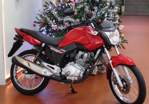 Serão sorteados cinco vale-compras de R$ 700, um vale-compras de R$ 1 mil, dois televisores de LED de 32 polegadas e uma moto zero quilômetro (Foto: Jéssica Taís Scheeren)